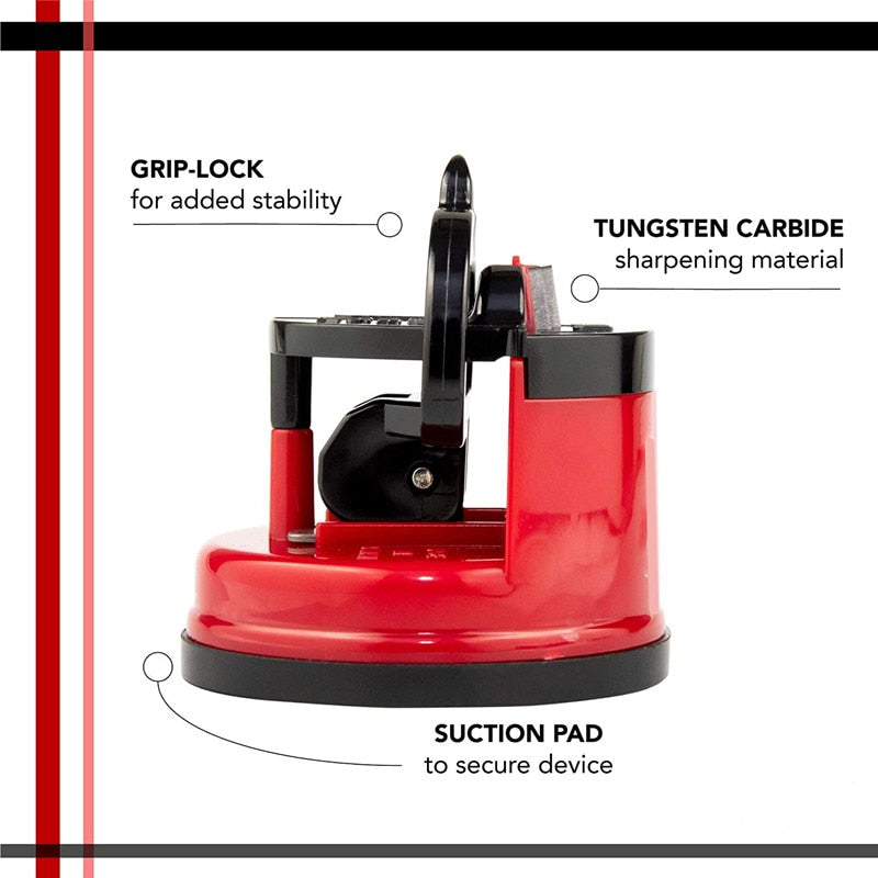 Globetrek° KnifeSharpener - Zuignap Messenslijper