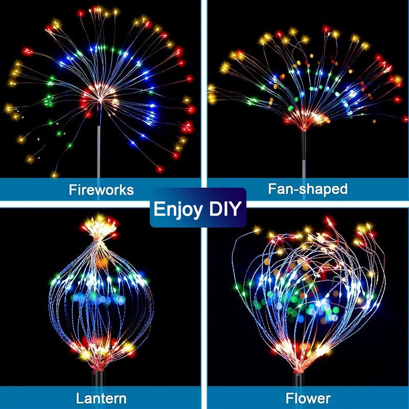 Ledsen™ Firework - Zonne LED Buiten Fee Lichten