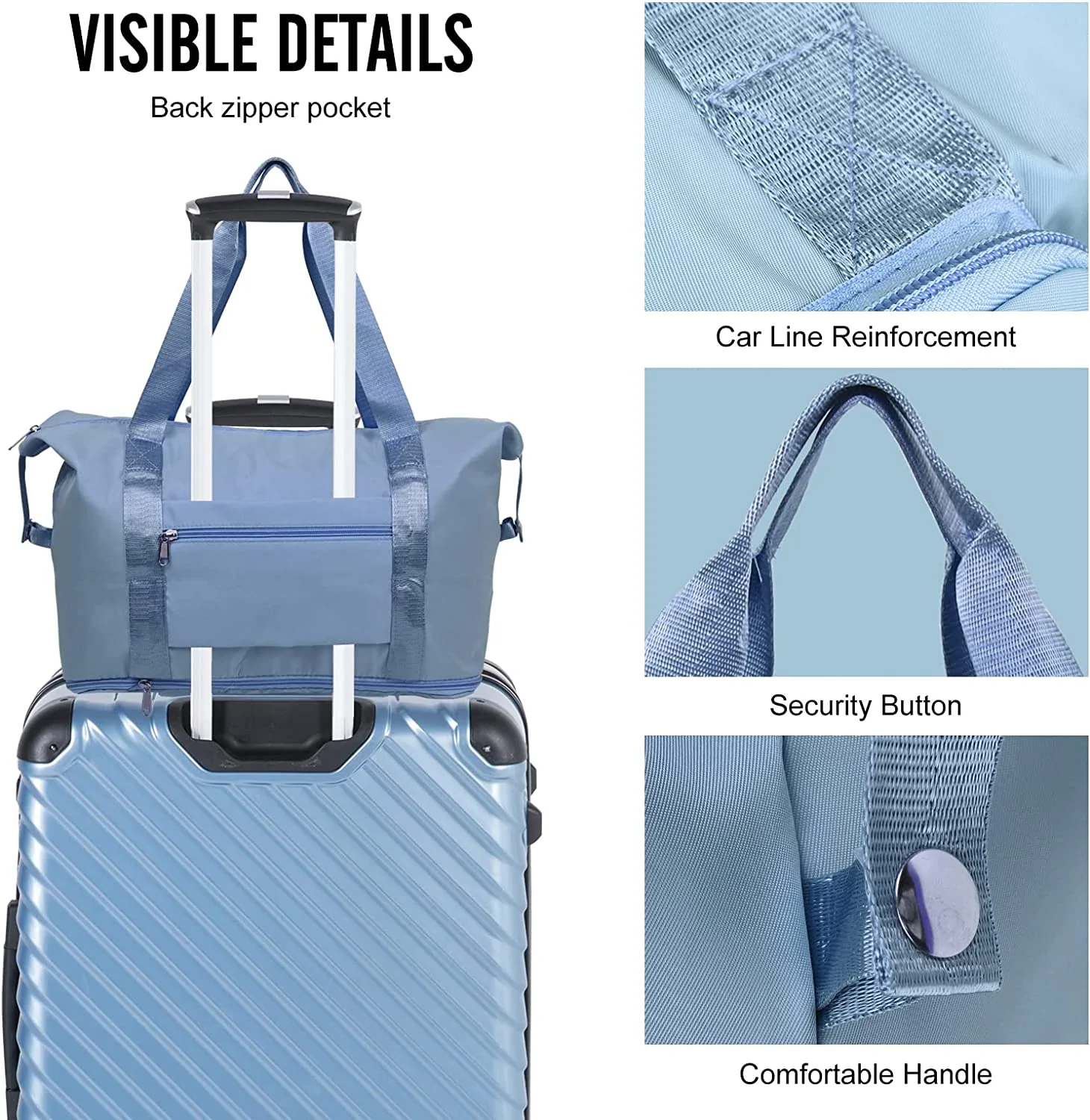 Icone™ TravelBag - Grote Capaciteit Opvouwbare Waterdichte Reistas